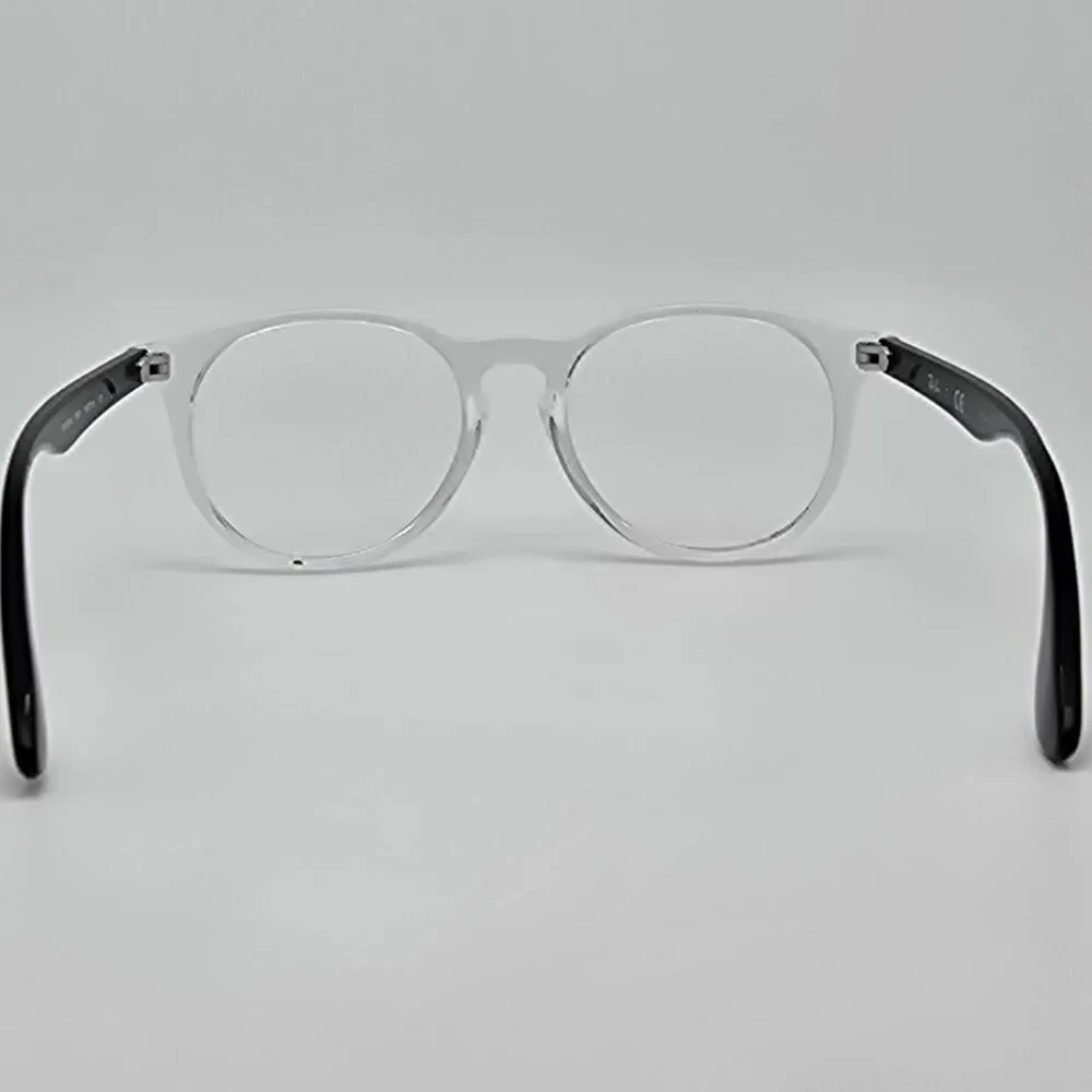Ray-Ban RB1554 3541 Polished Transparent Black Kids Phantos Eyeglasses Frame